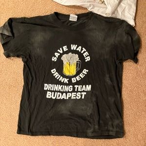 Vintage shirt beer Budapest